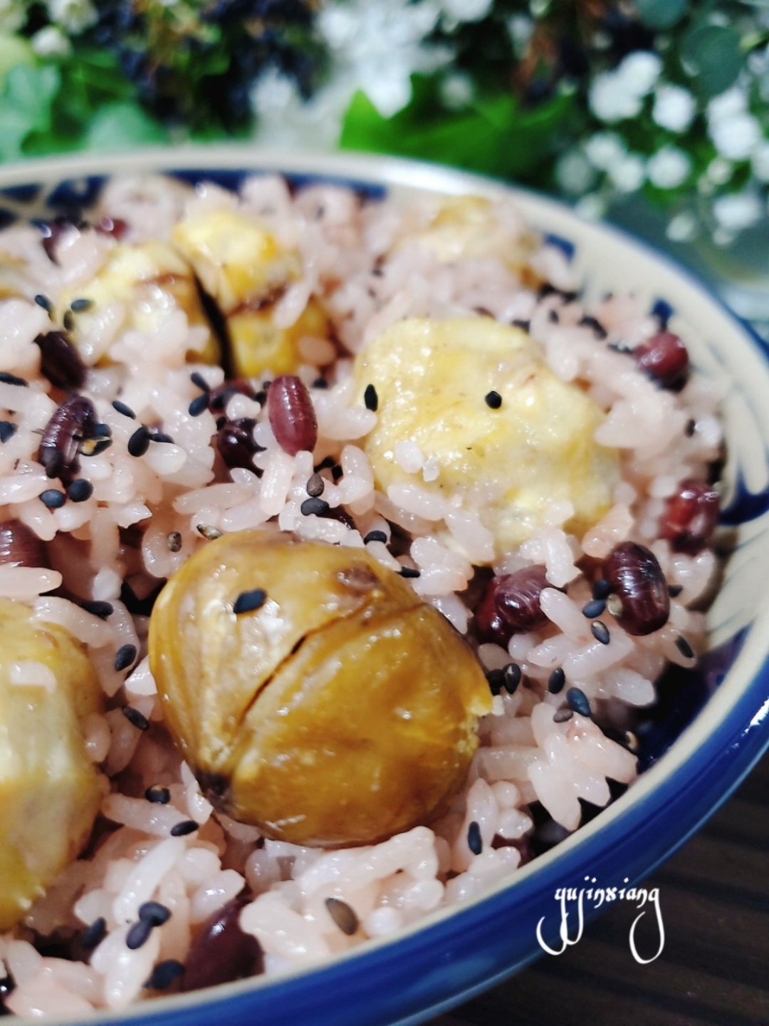 日式板栗红豆饭（秋日养生！零失败！）
