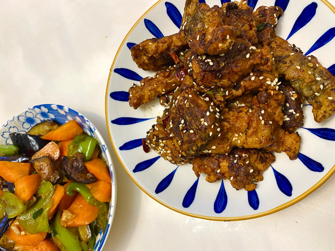🔥这样做的麻辣鱼块，口感酥脆，特别好吃❗️
