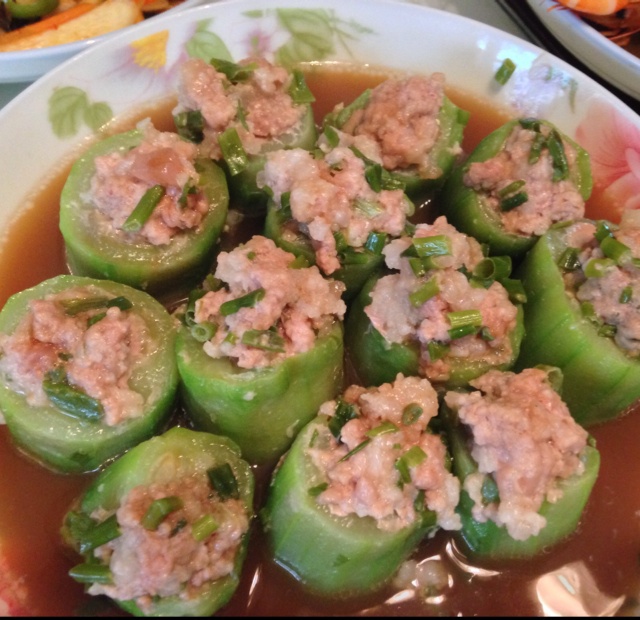 丝瓜酿肉丸
