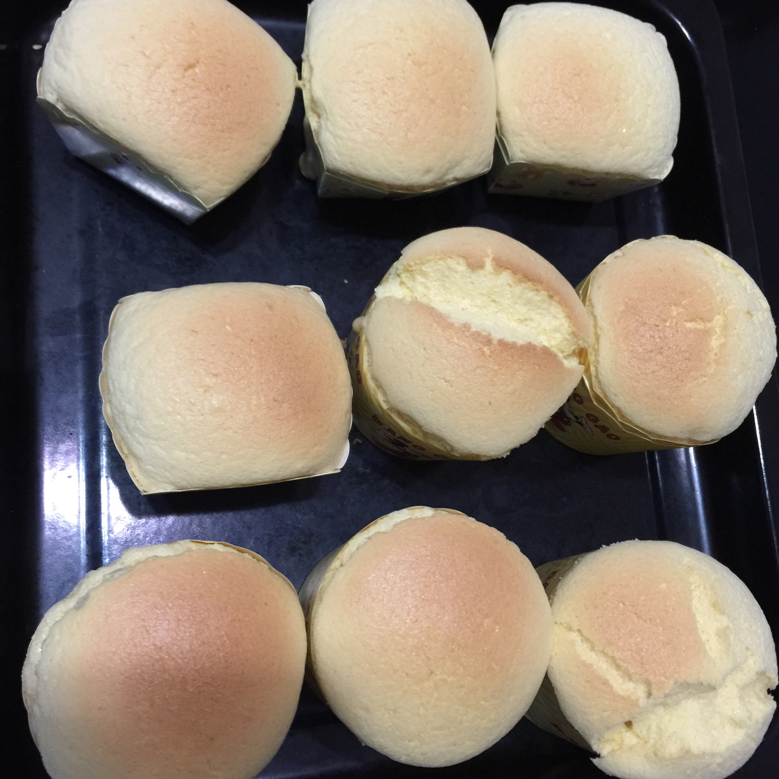 软绵绵戚风纸杯蛋糕