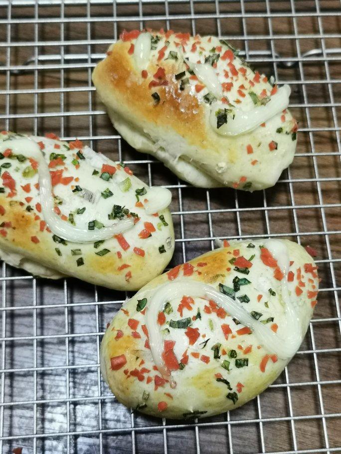 香葱火腿肉松面包
