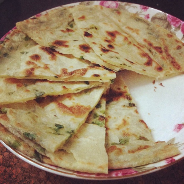 自制葱油饼