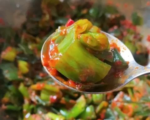 大葱叶 拌菜的做法 步骤7