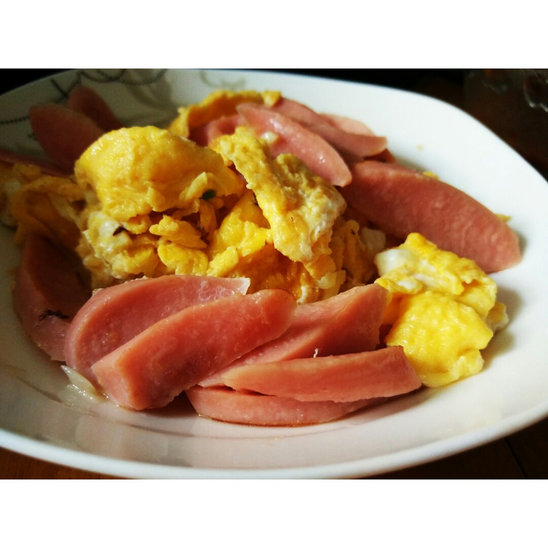 香肠炒鸡蛋