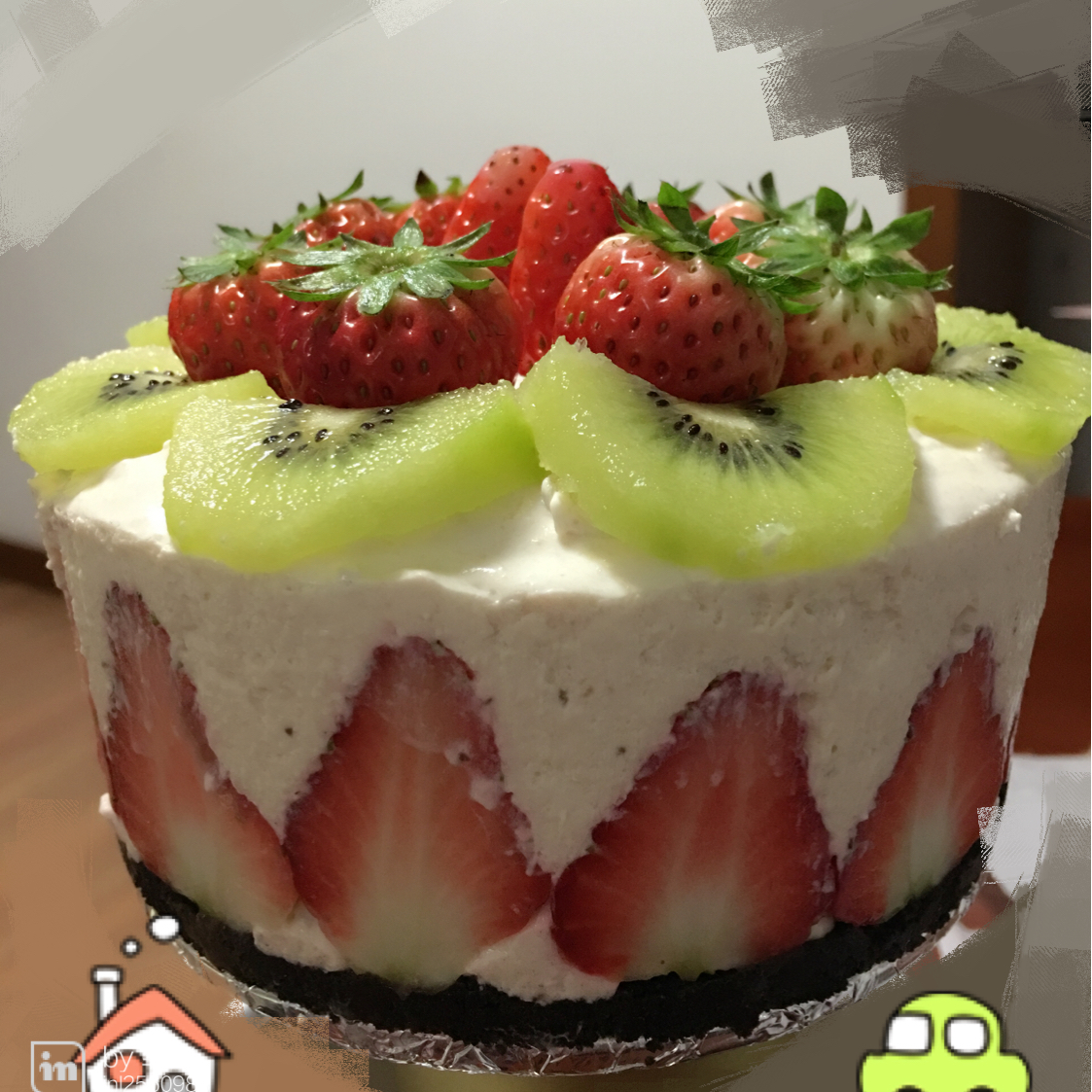 《Tinrry下午茶》教你做草莓芝士慕斯（6寸配方）