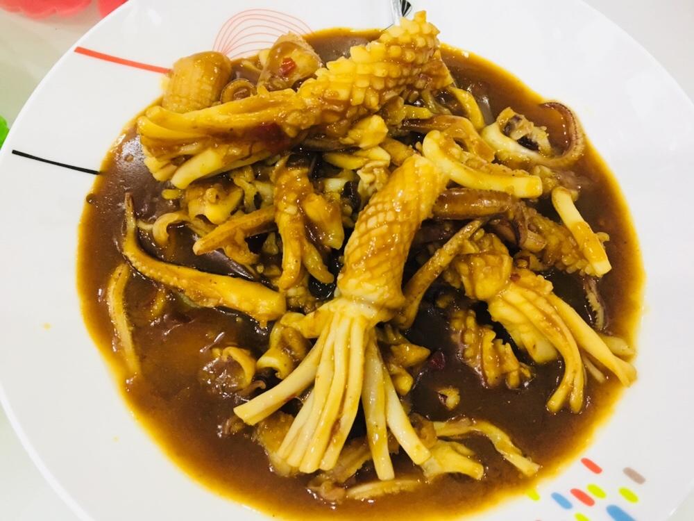 韩式铁板鱿鱼