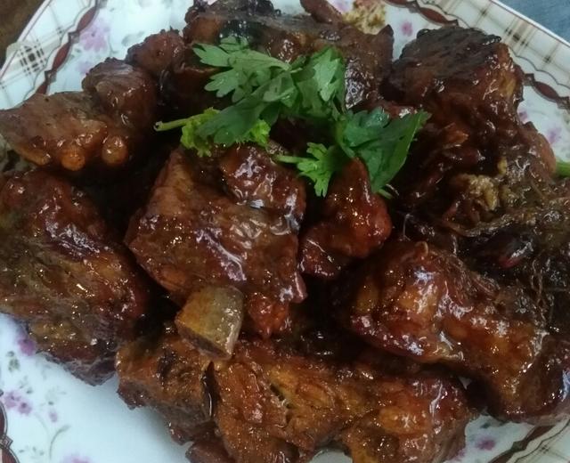 生㸆排骨(红烧排骨)——老厨家版的做法