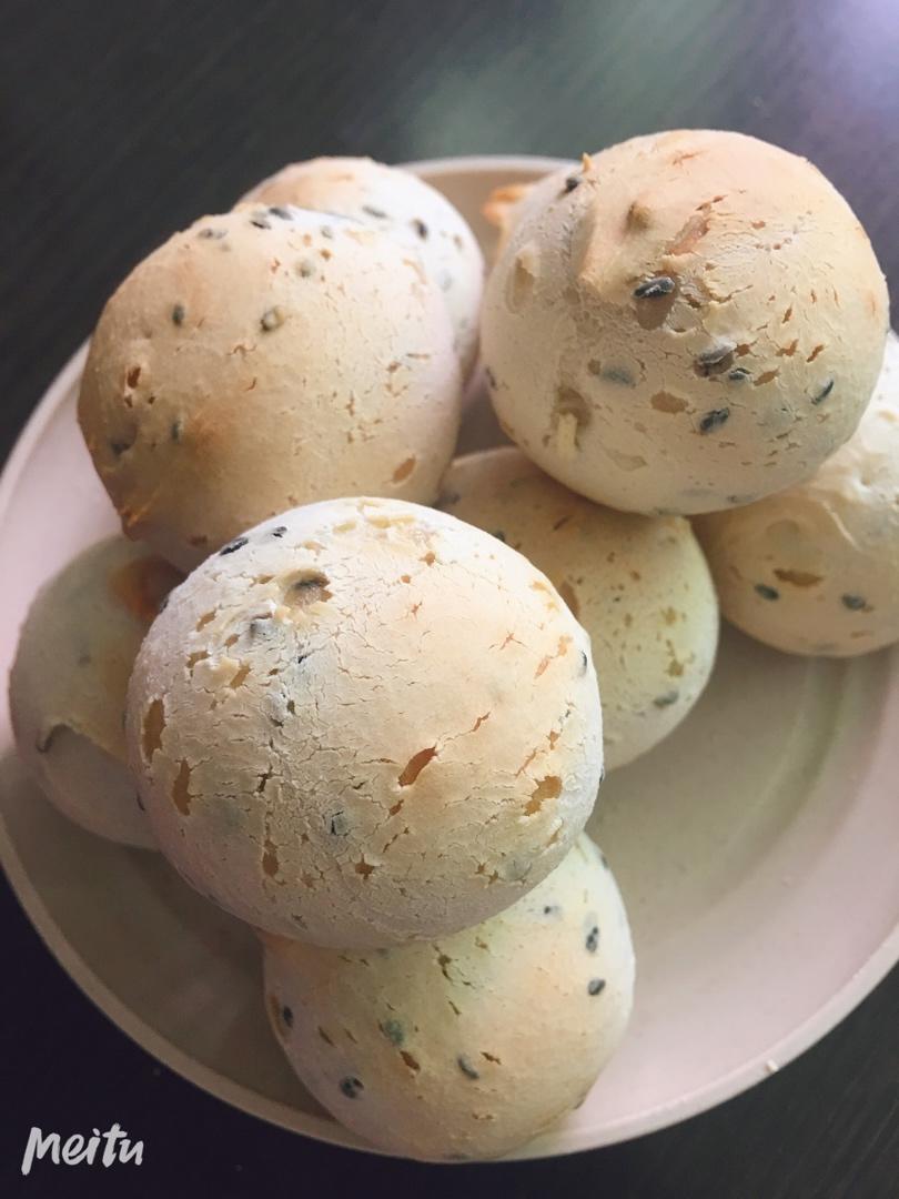 惊讶😲一次就成功的木薯粉版麻薯包（恐龙蛋🦕）