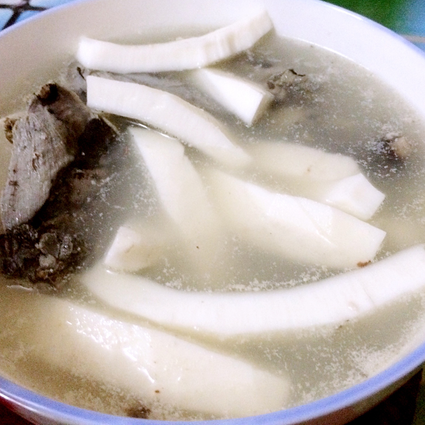 牛奶椰子煲鸡汤
