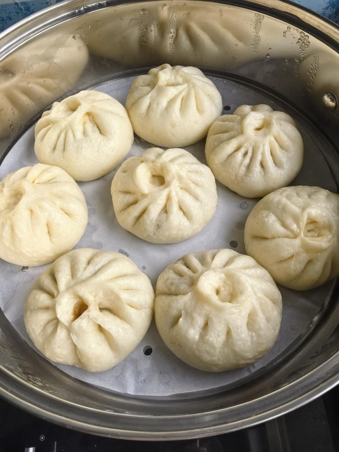 营养早餐～豇豆角酱肉包（好吃到没朋友😂😂）
