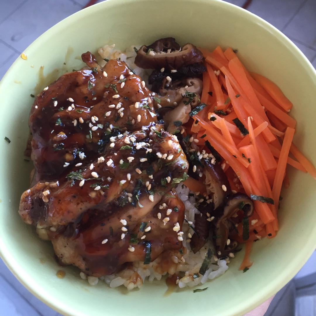 照烧鸡腿饭