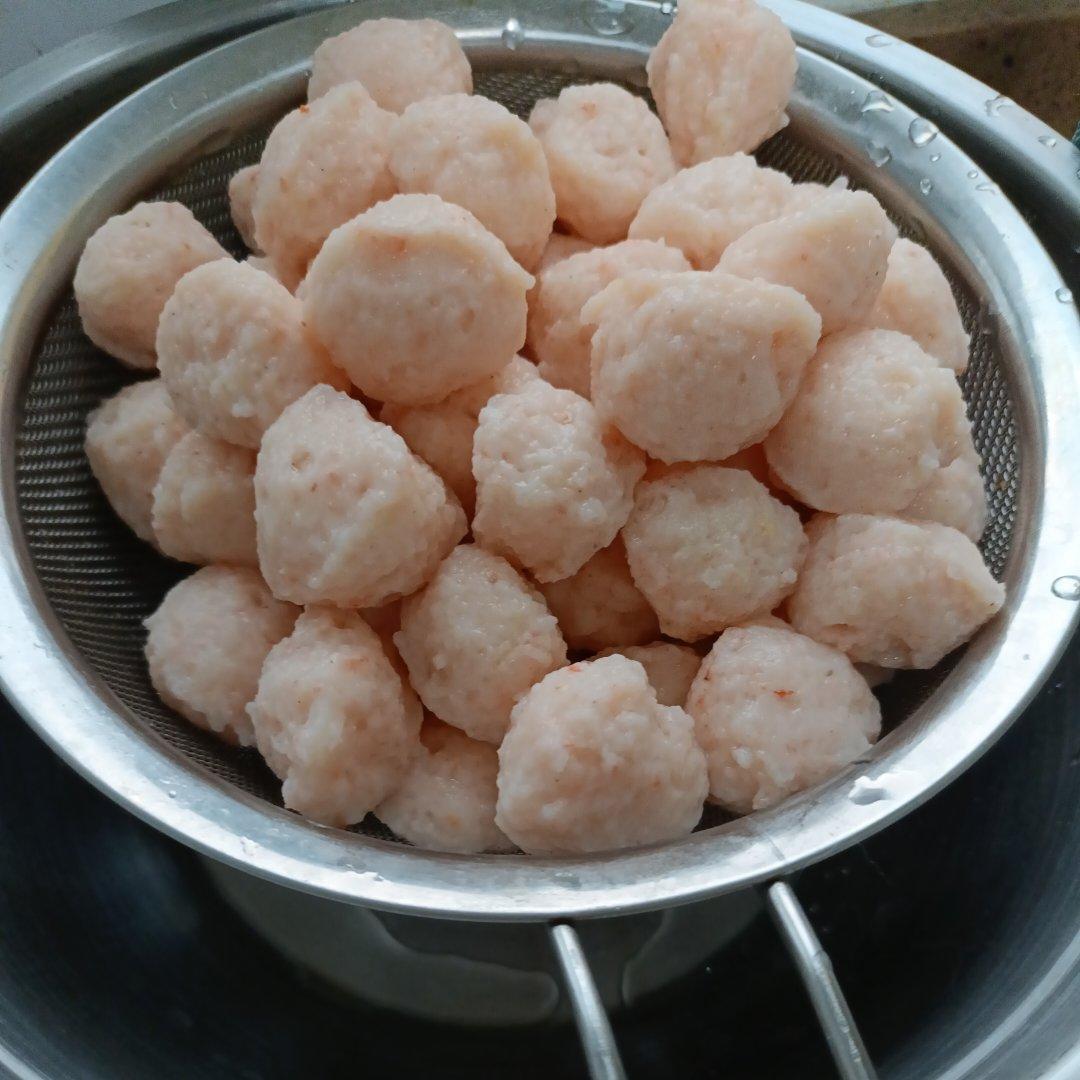 自制虾丸弹性十足