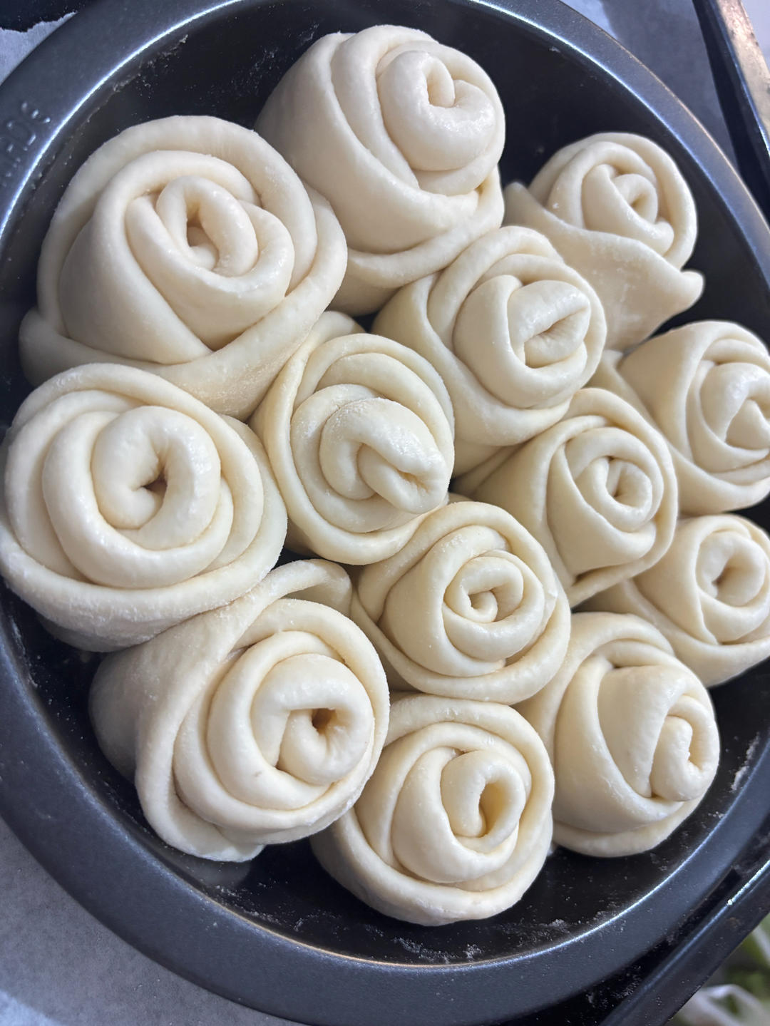 过敏体质宝宝的懒人版玫瑰花面包