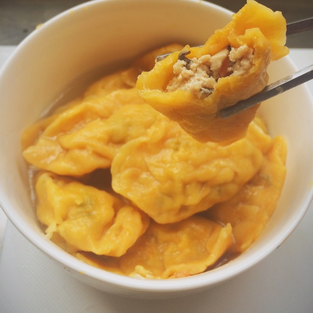 南瓜肉丁水饺