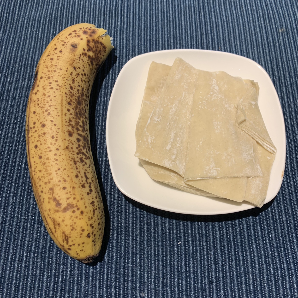 🍌香蕉薄饼（印度唔识飞饼）的做法 步骤1