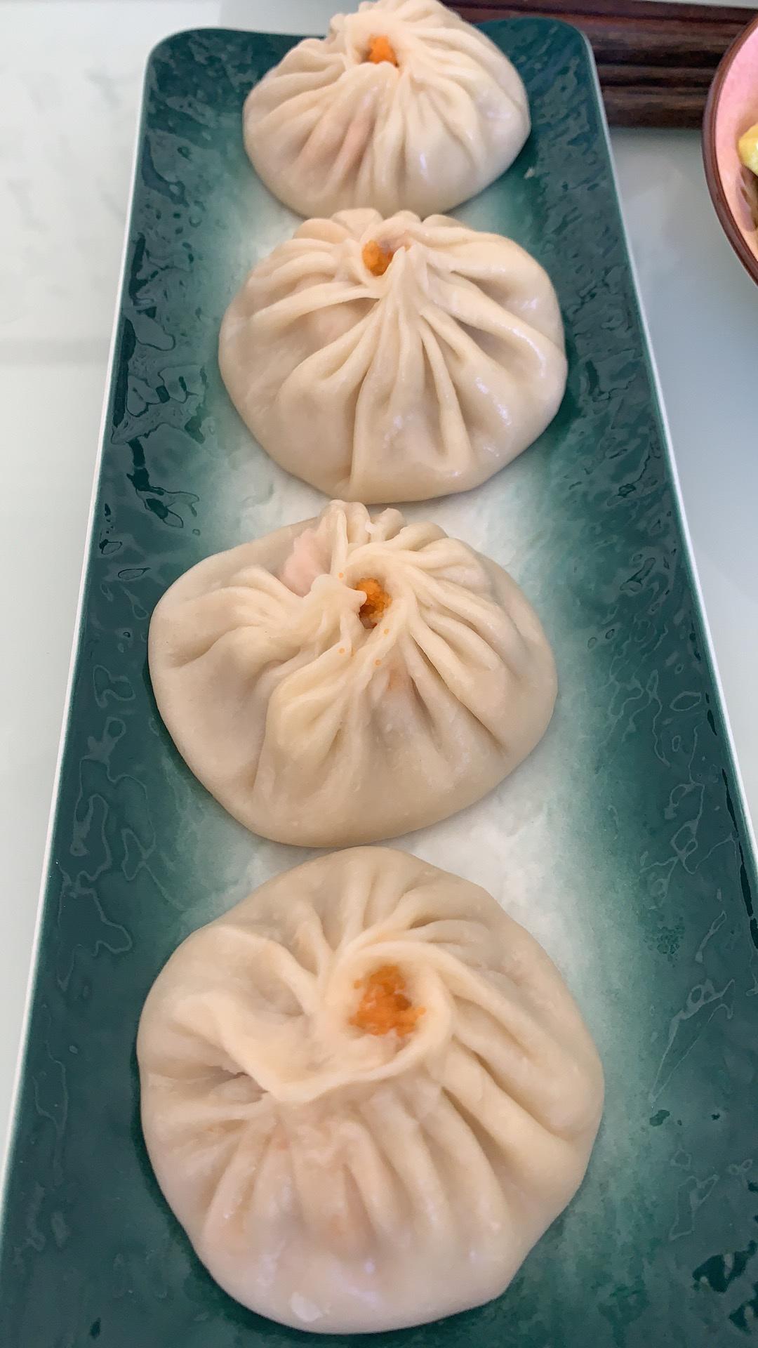 灌汤小笼包（北极虾版）的做法