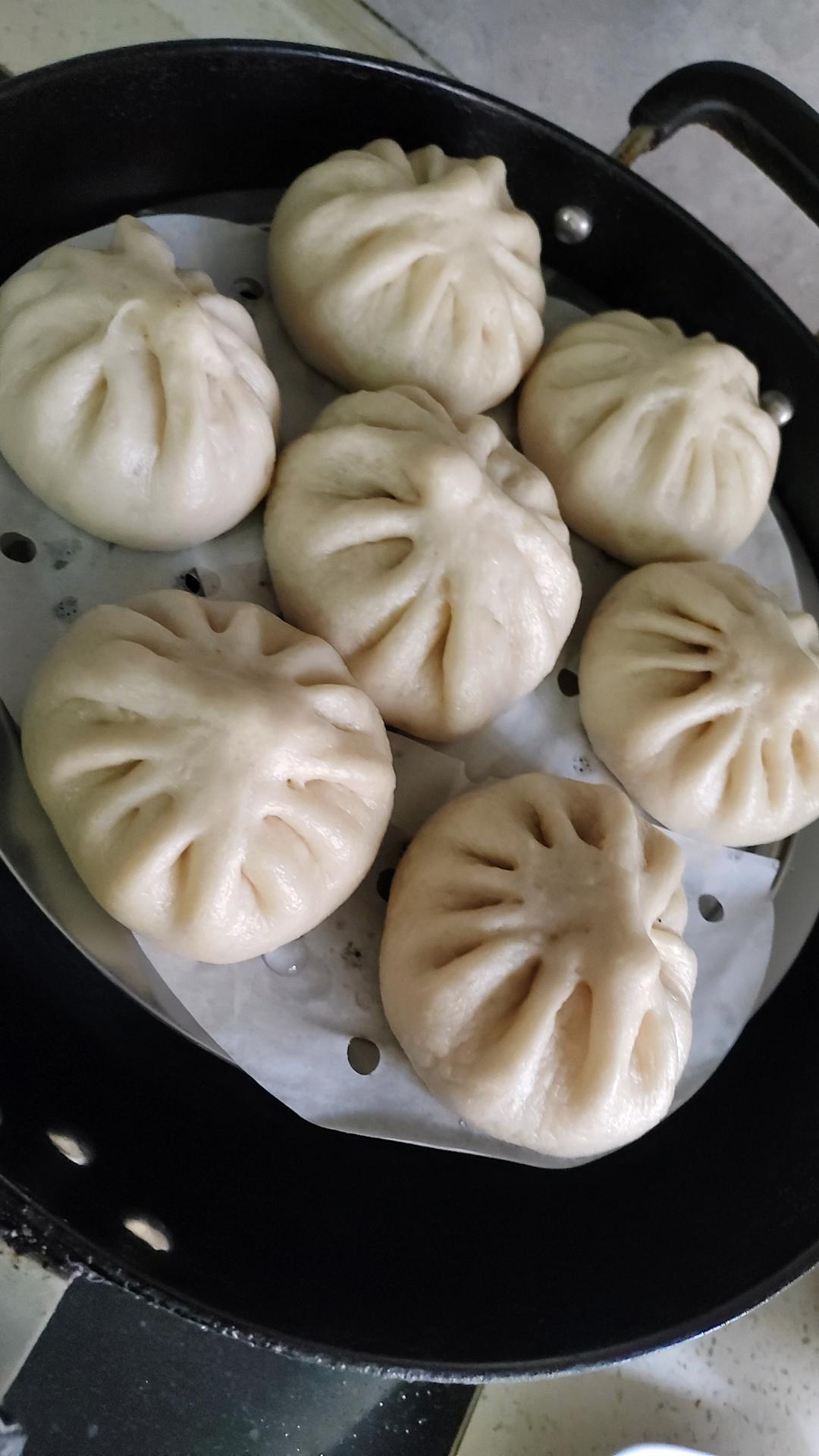 鲜肉小笼包♨️最简单的做法做最好吃的包子