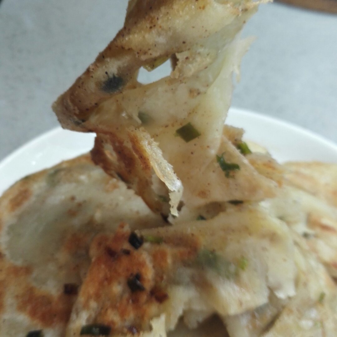 葱香发面饼
