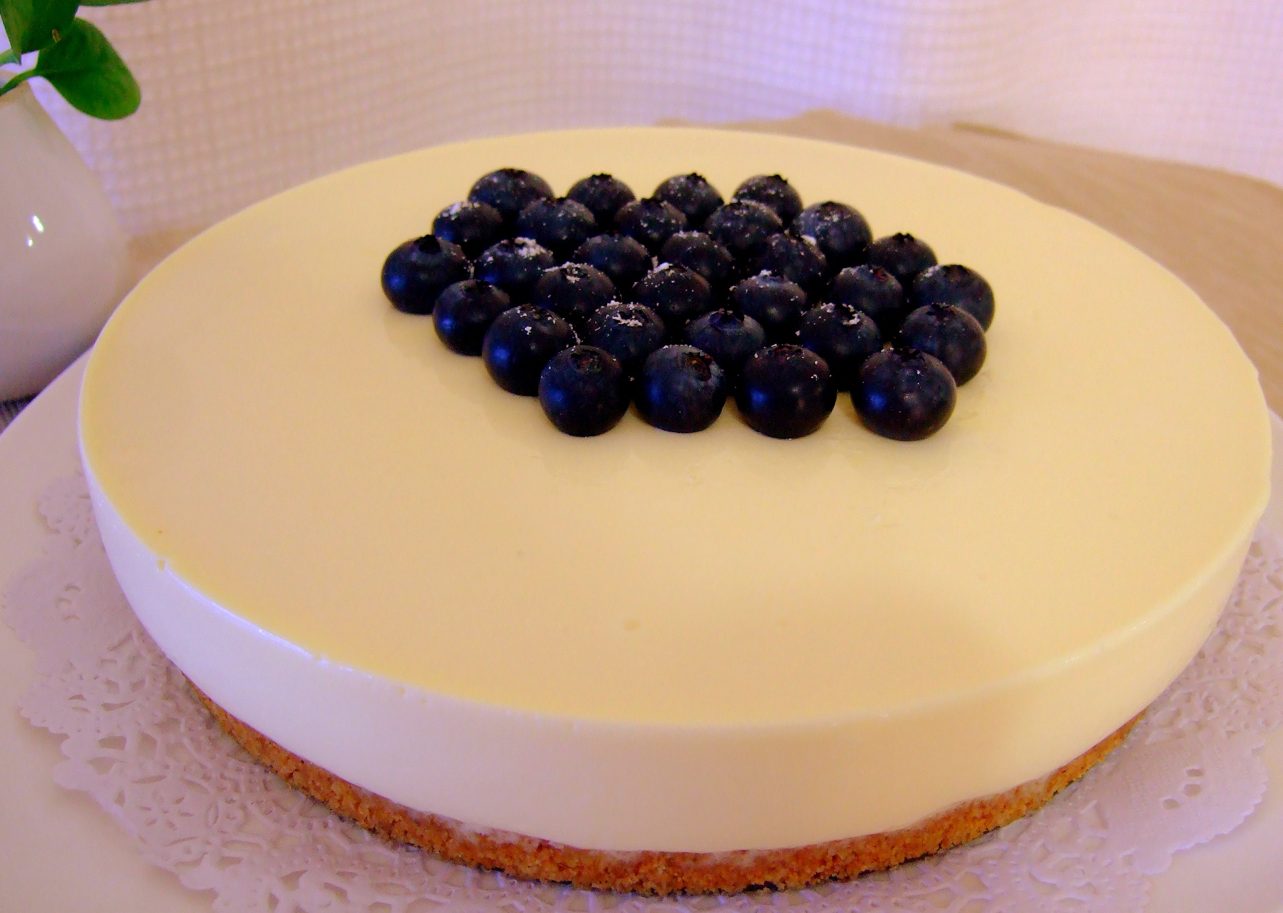 蓝莓冻酸奶芝士蛋糕