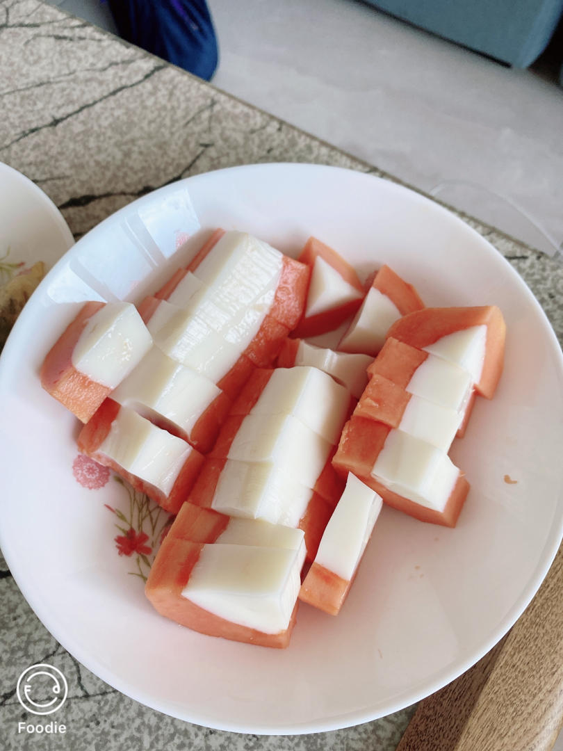 木瓜奶冻
