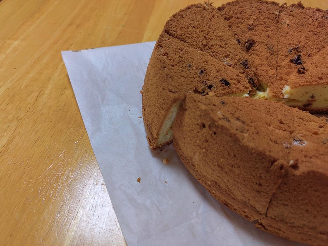 8寸蔓越莓戚风蛋糕