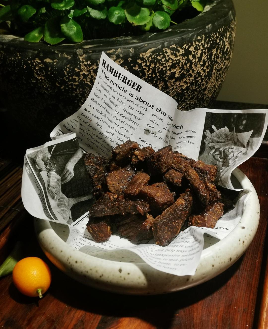 零失败的烤箱版生烤牛肉干