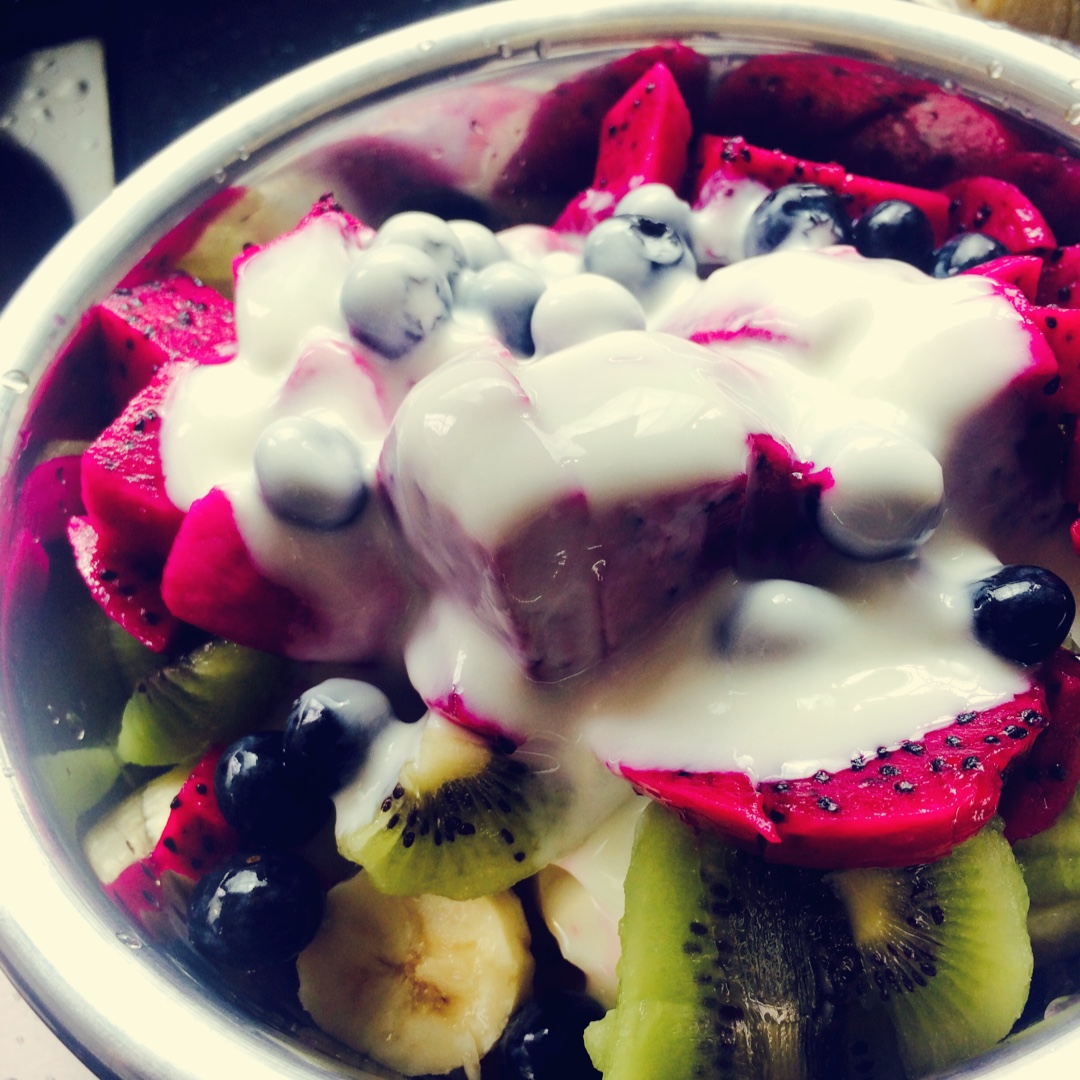 酸奶水果沙拉