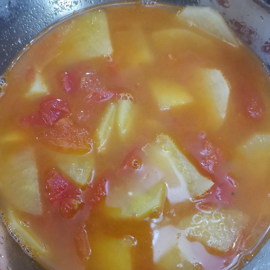 西红柿土豆汤（可口零失败）