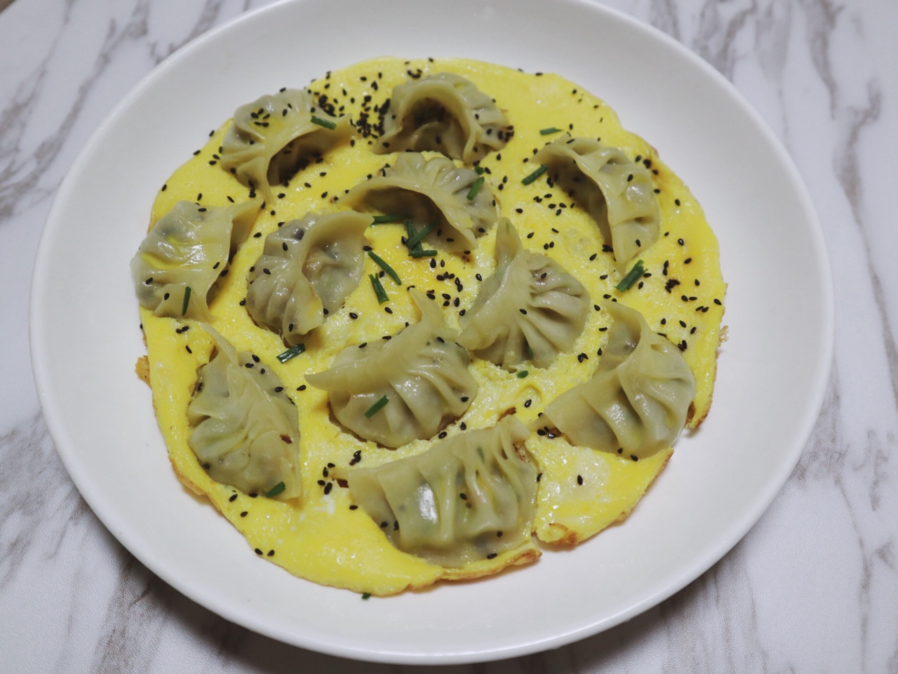 鸡蛋煎饺