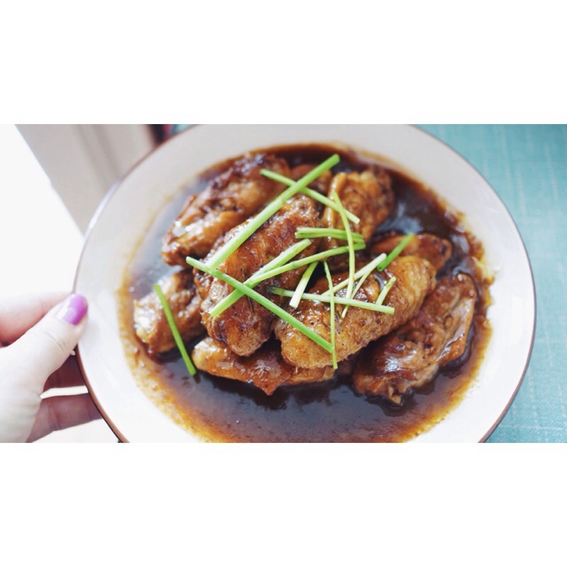 黑椒橘味蜜汁鸡翅