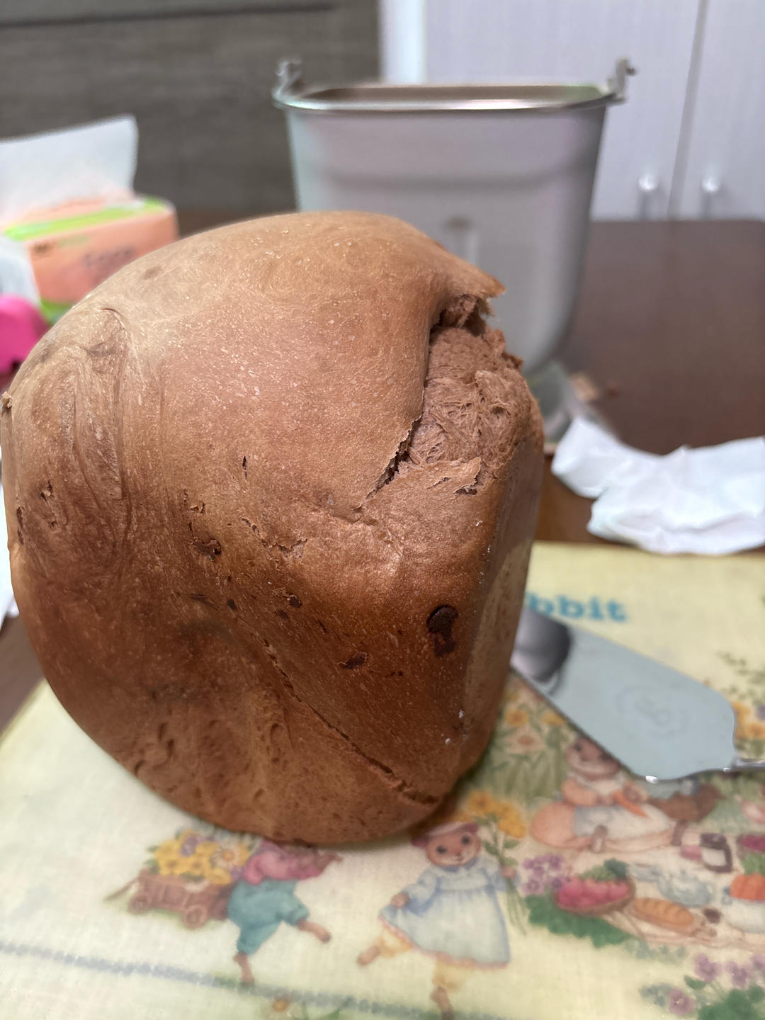 面包机做巧克力吐司