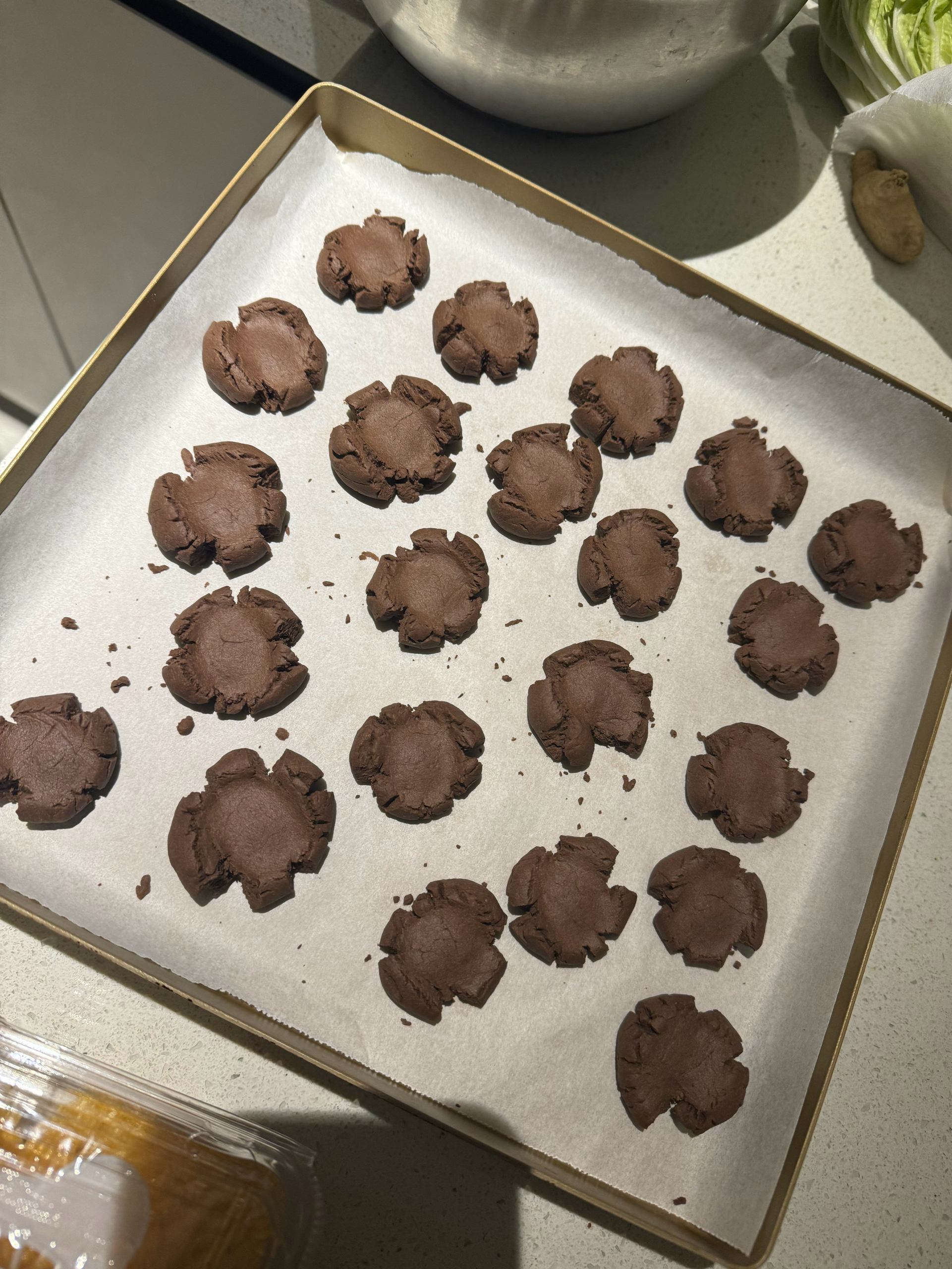 🍪入口即化的巧克力玛格丽特饼干｜零失败！