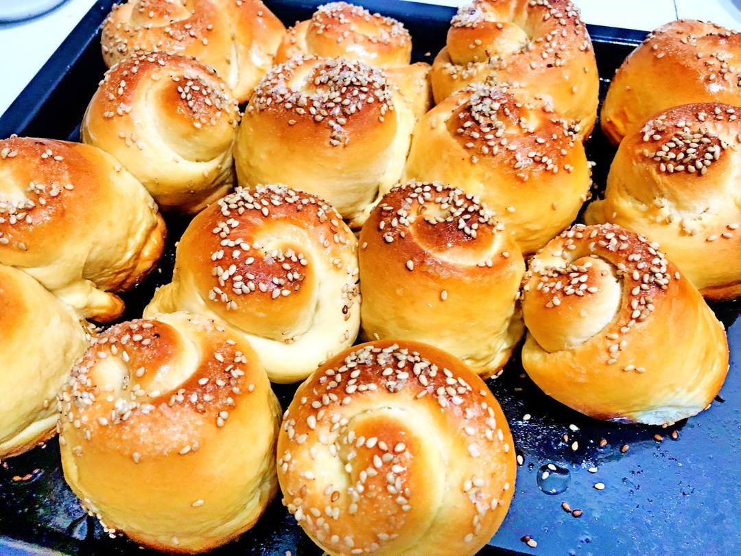 蜂蜜脆底小面包