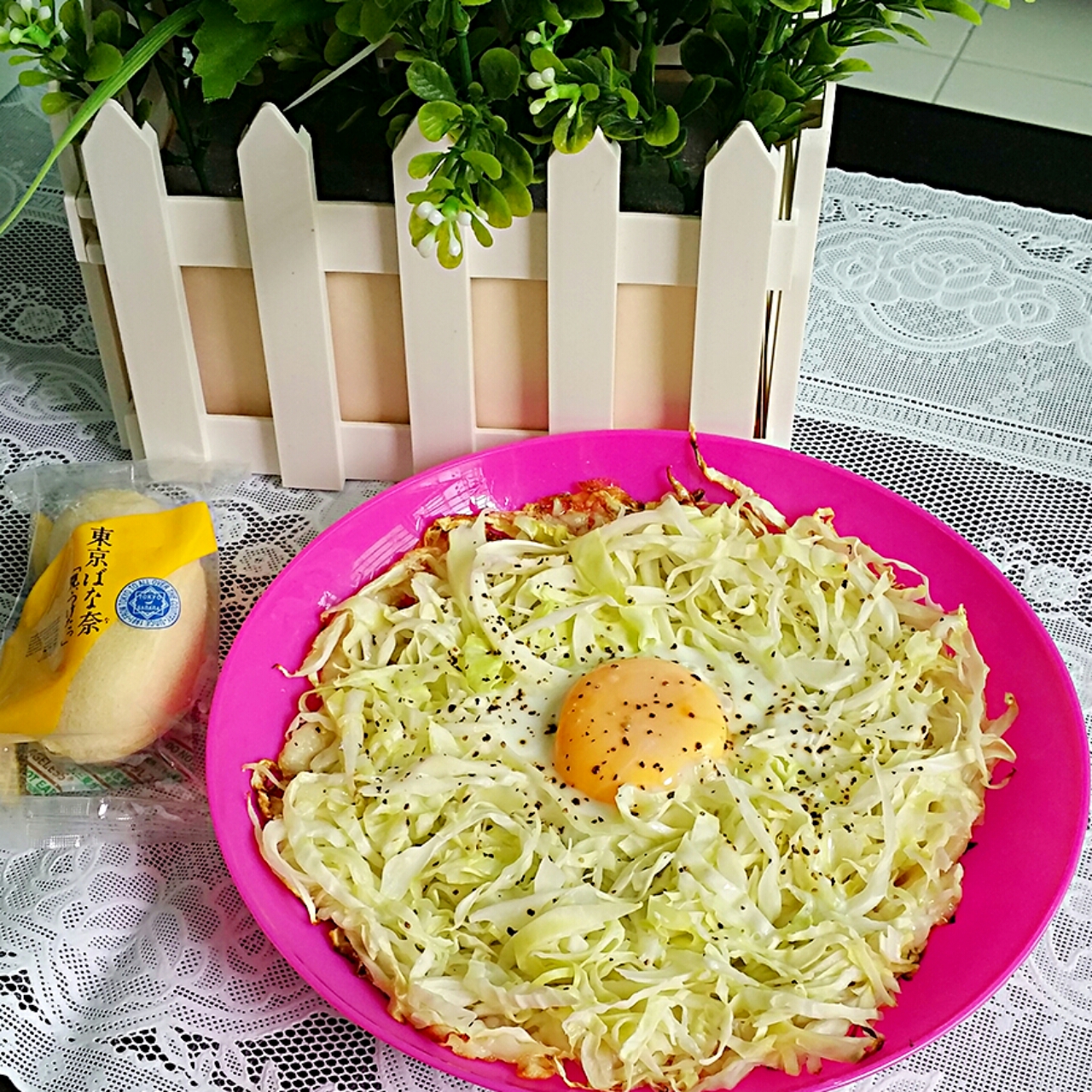 快手早餐料理-卷心菜烘蛋