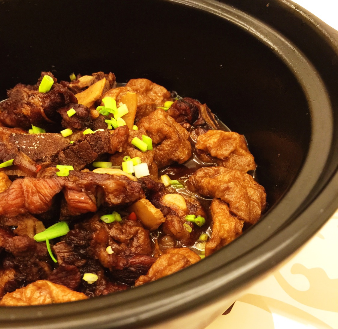 油豆腐红烧排骨