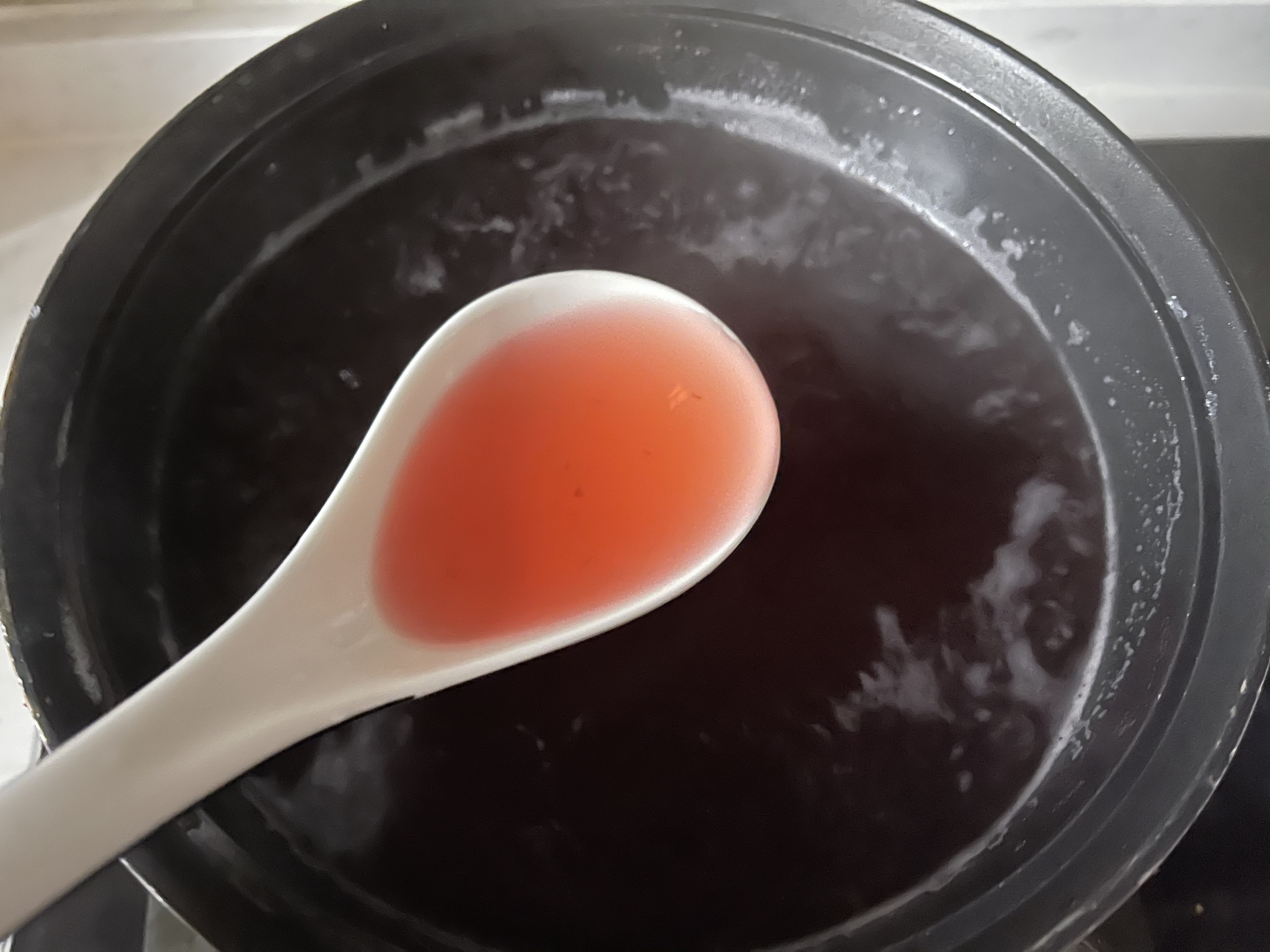 清凉爽滑❗️高颜值✨零难度成功💯草莓冻撞奶的做法 步骤6
