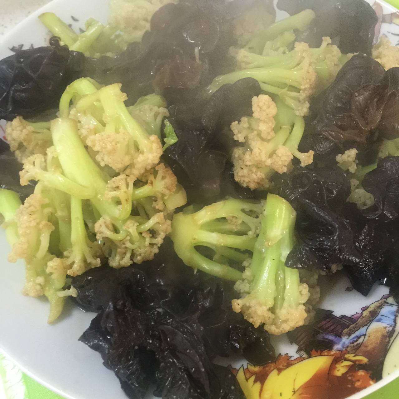 花菜炒木耳