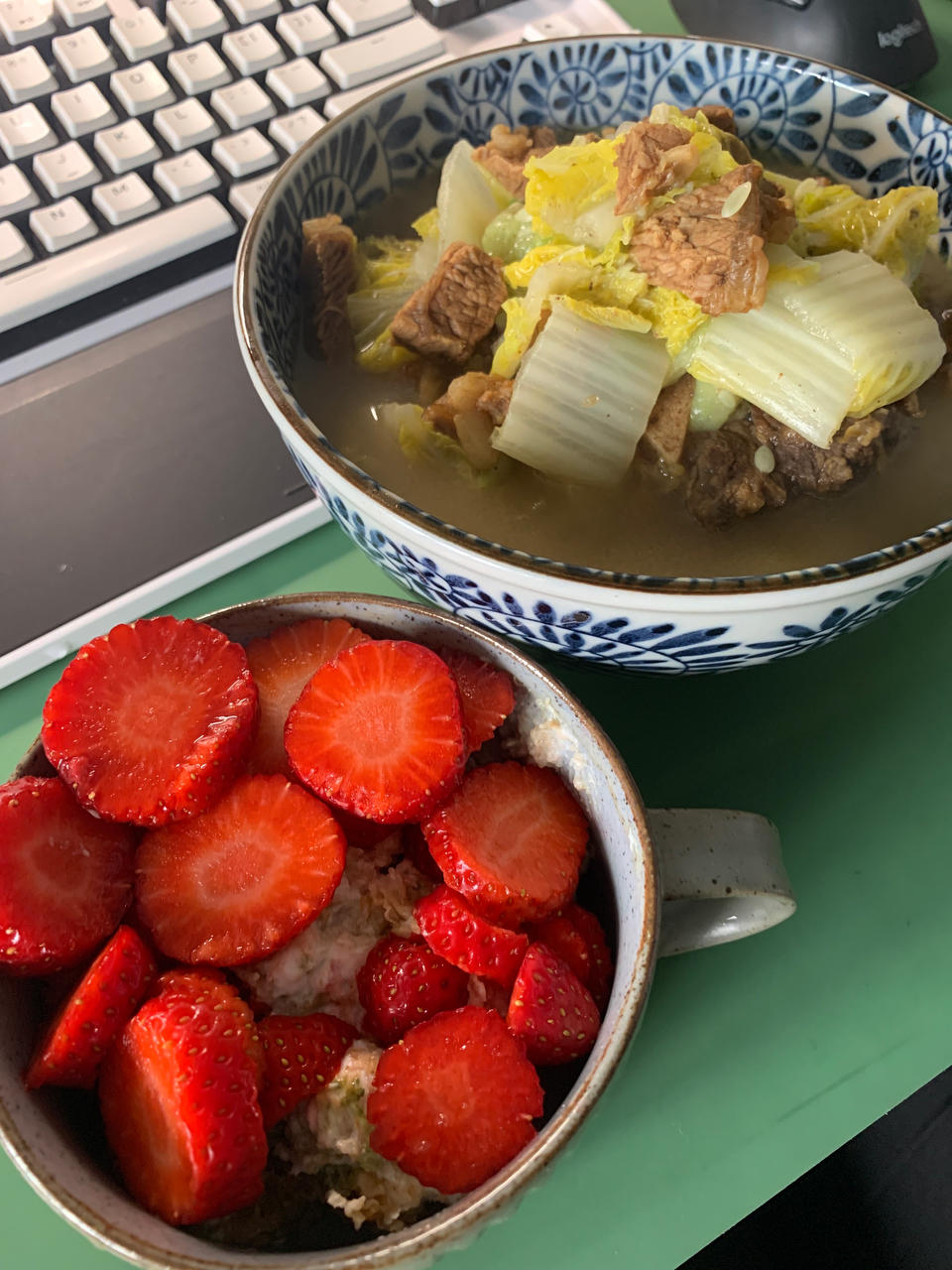 白菜牛肉烩粉丝，最快速度完成一道硬菜！