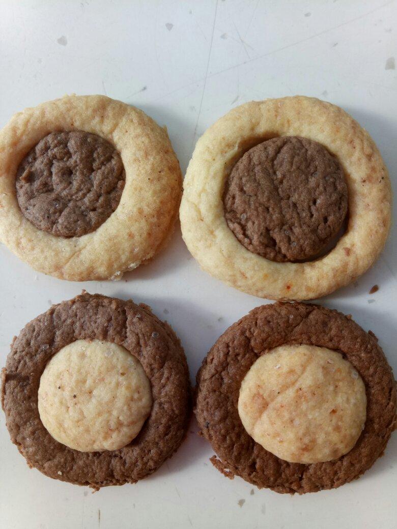 双色心形饼干