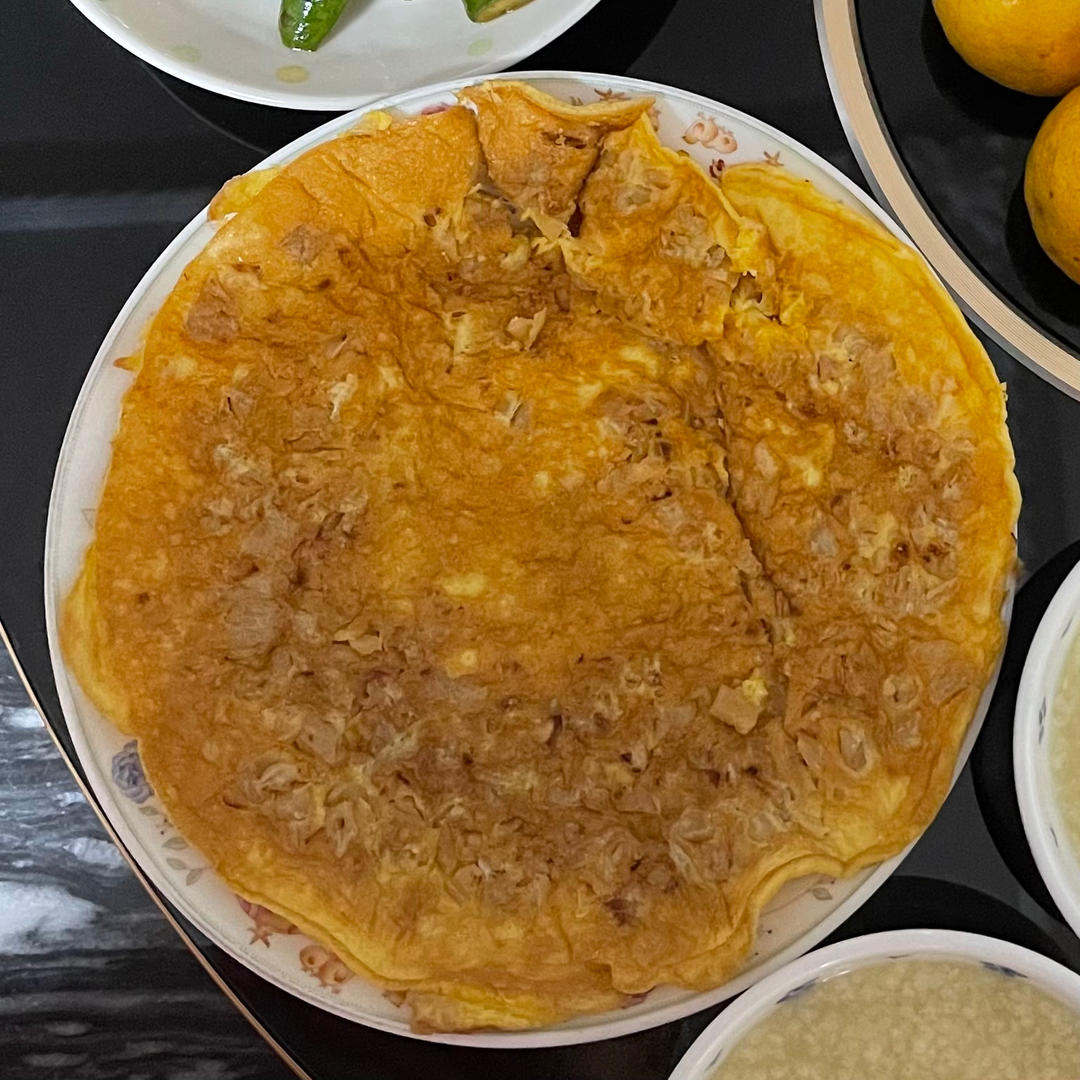 下班快手菜-萝卜干炒鸡蛋