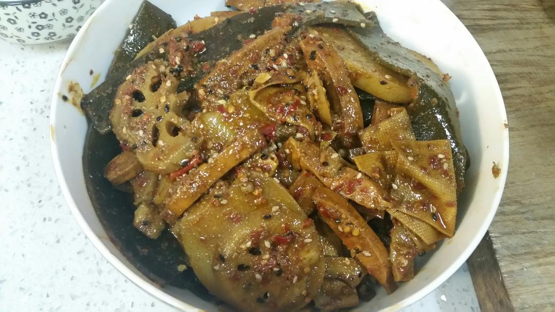 香辣藕片海带片-比绝味好吃！