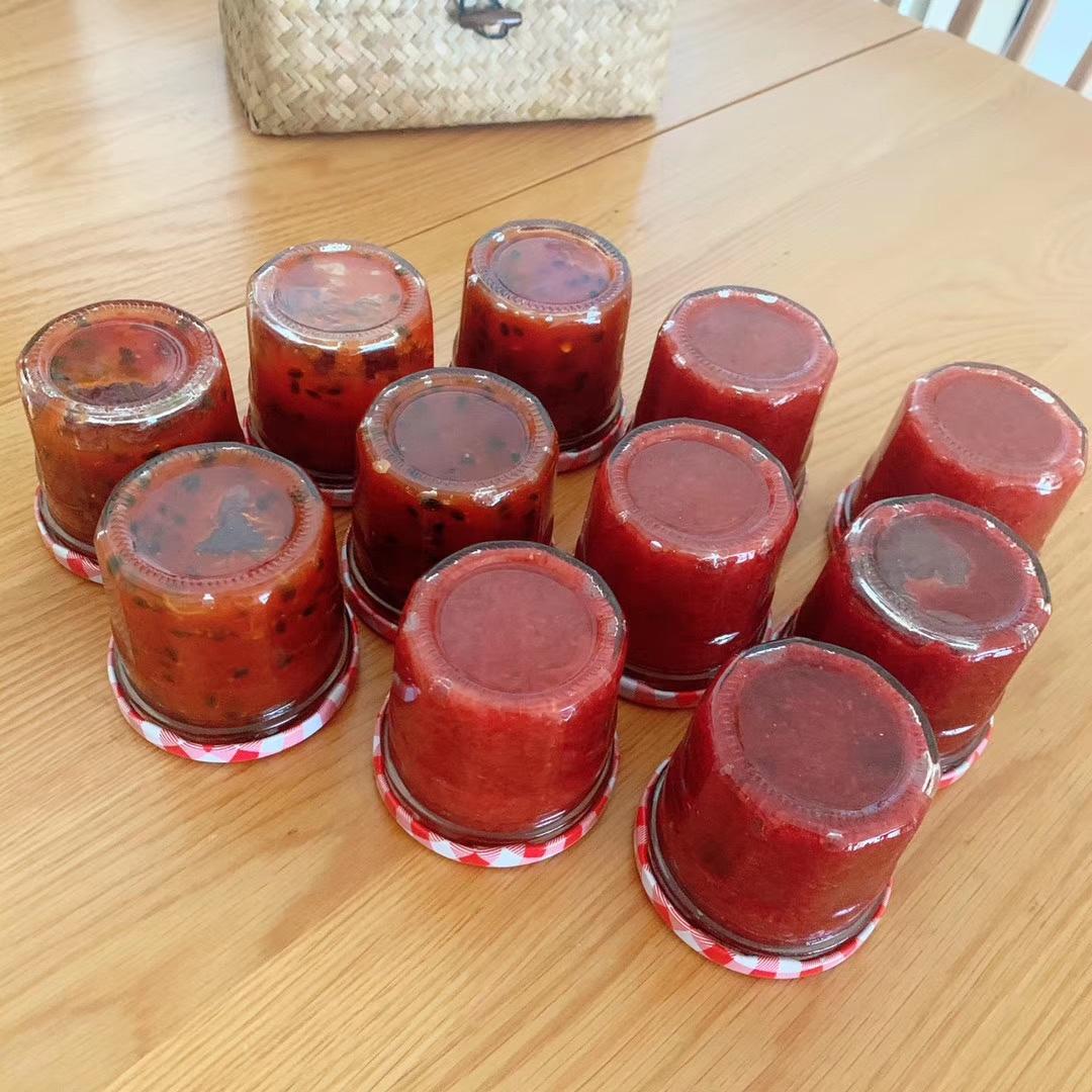 无添加新鲜草莓酱