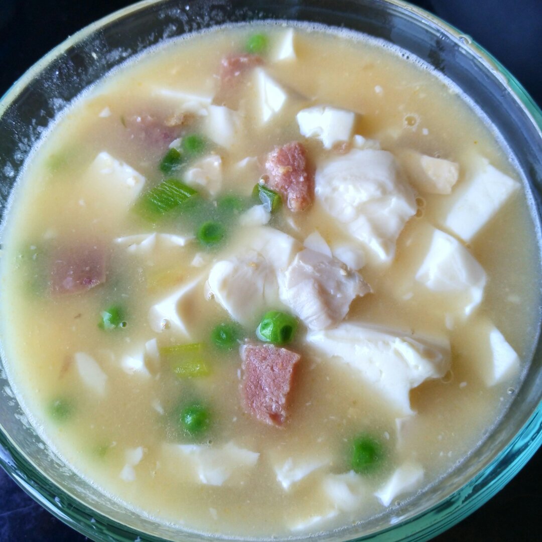 咸蛋烧豆腐～～孩子爱吃的下饭菜！