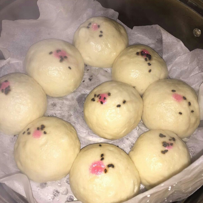 自制无油奶黄包