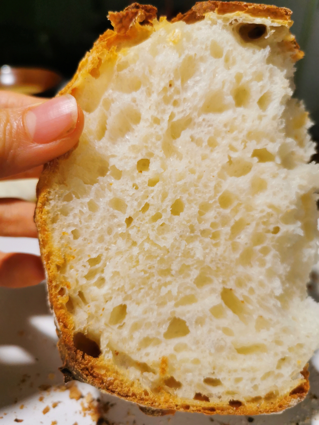 意大利经典的“拖鞋面包”：恰巴塔 无糖无油