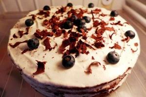 酒渍蓝莓黑森林蛋糕的做法 步骤11