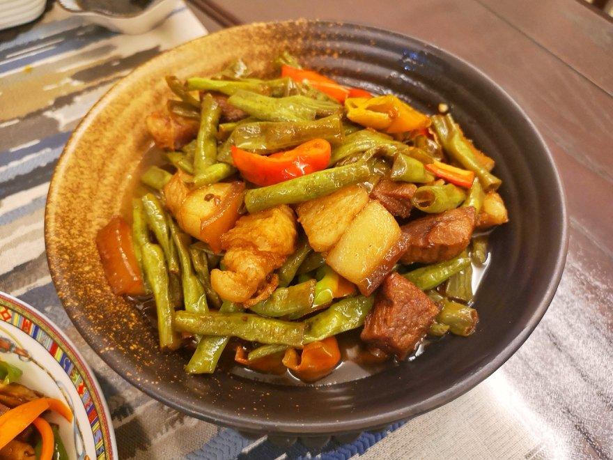 豆角烧肉