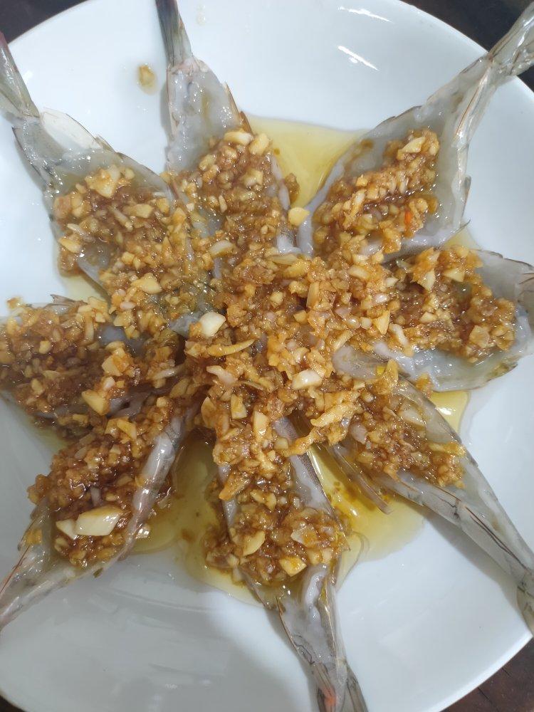 蒜蓉蒸虾