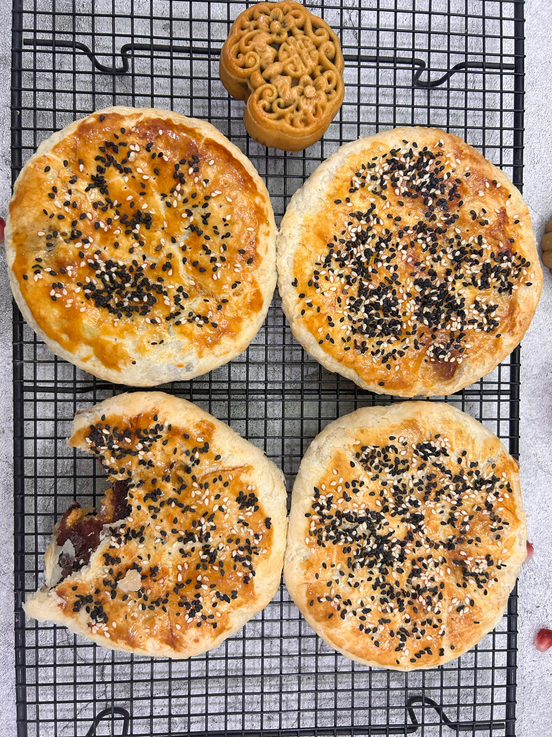 「台式3Q饼」🥮老式酥皮大月饼｜酥软又有层次，一口惊艳！