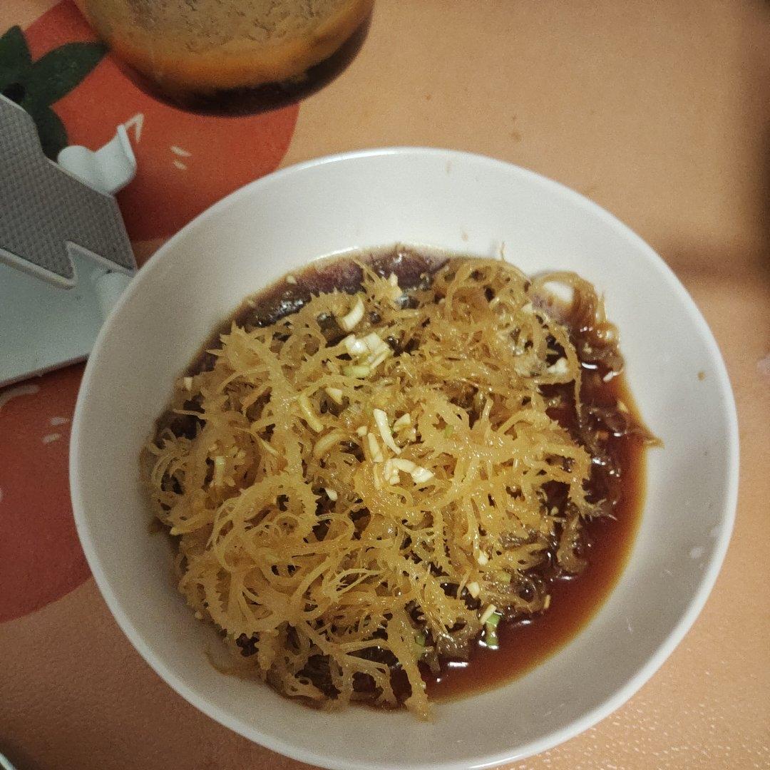 凉拌龙须菜/凉拌石花菜/凉拌鹿角菜@夜市的味道